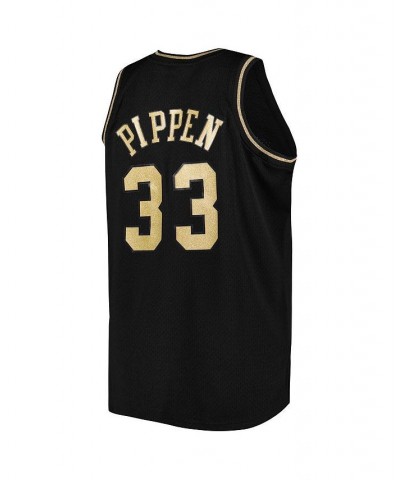 Men's Scottie Pippen Black Chicago Bulls Big and Tall Hardwood Classics 1997-98 Swingman Jersey $48.30 Jersey