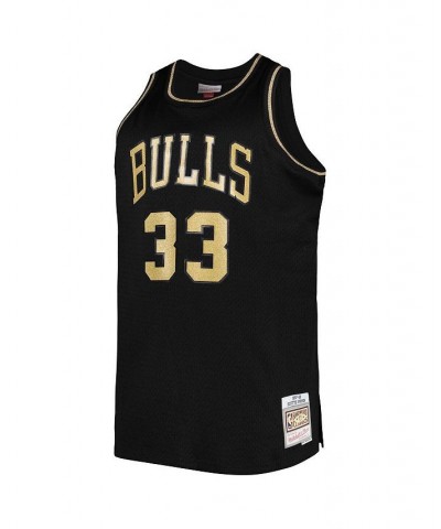 Men's Scottie Pippen Black Chicago Bulls Big and Tall Hardwood Classics 1997-98 Swingman Jersey $48.30 Jersey