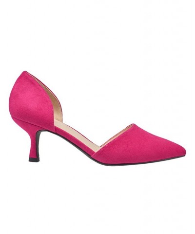 Women's Bali Pointed Pumps Pink $41.04 Shoes