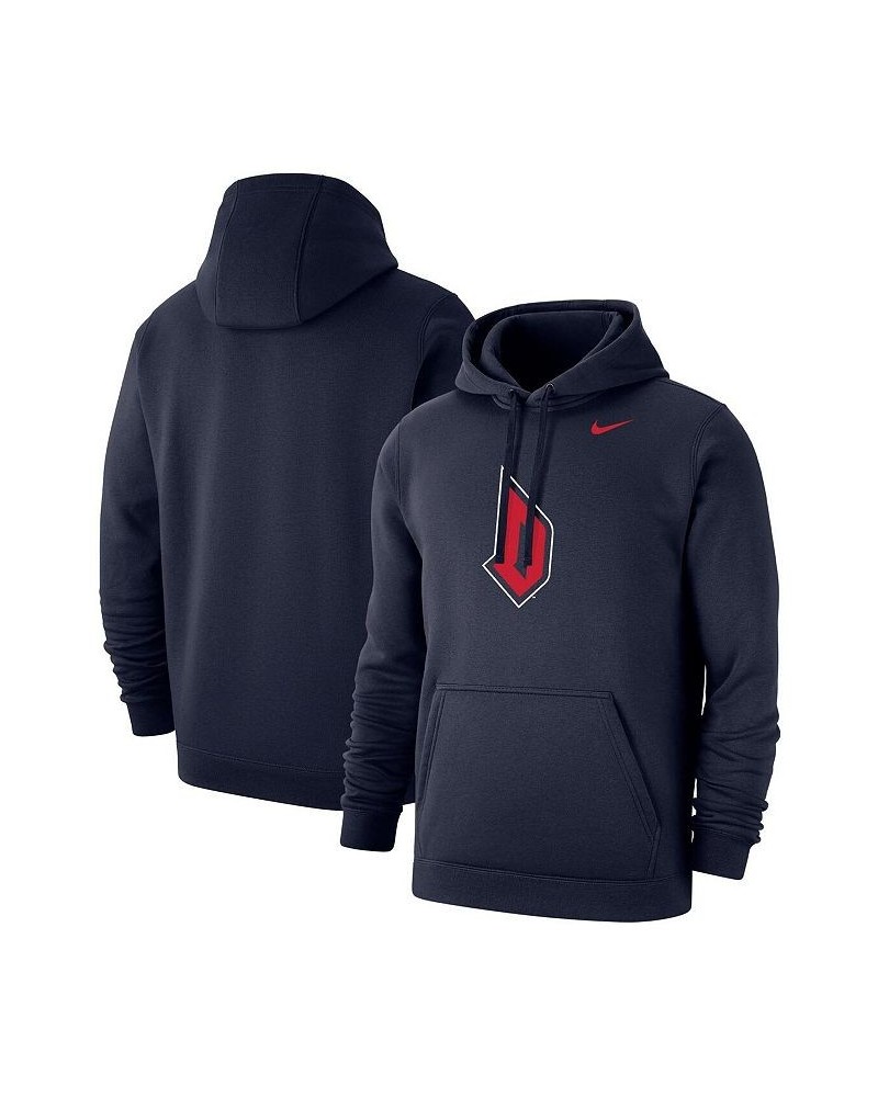 Men's Navy Duquesne Dukes Club Fleece Pullover Hoodie $31.50 Sweatshirt