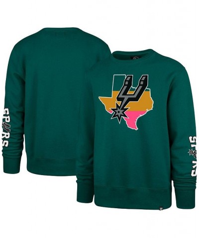 Men's Teal San Antonio Spurs 2022/23 City Edition Two-Peat Headline Pullover Sweatshirt $38.25 Sweatshirt