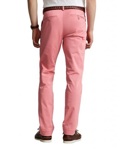 Men's Stretch Slim Fit Chino Pants Red $62.50 Pants