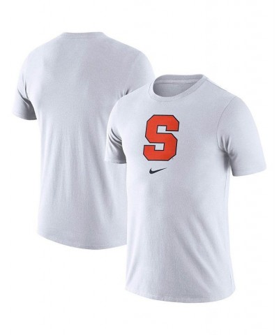 Men's White Syracuse Orange Essential Logo T-shirt $18.80 T-Shirts