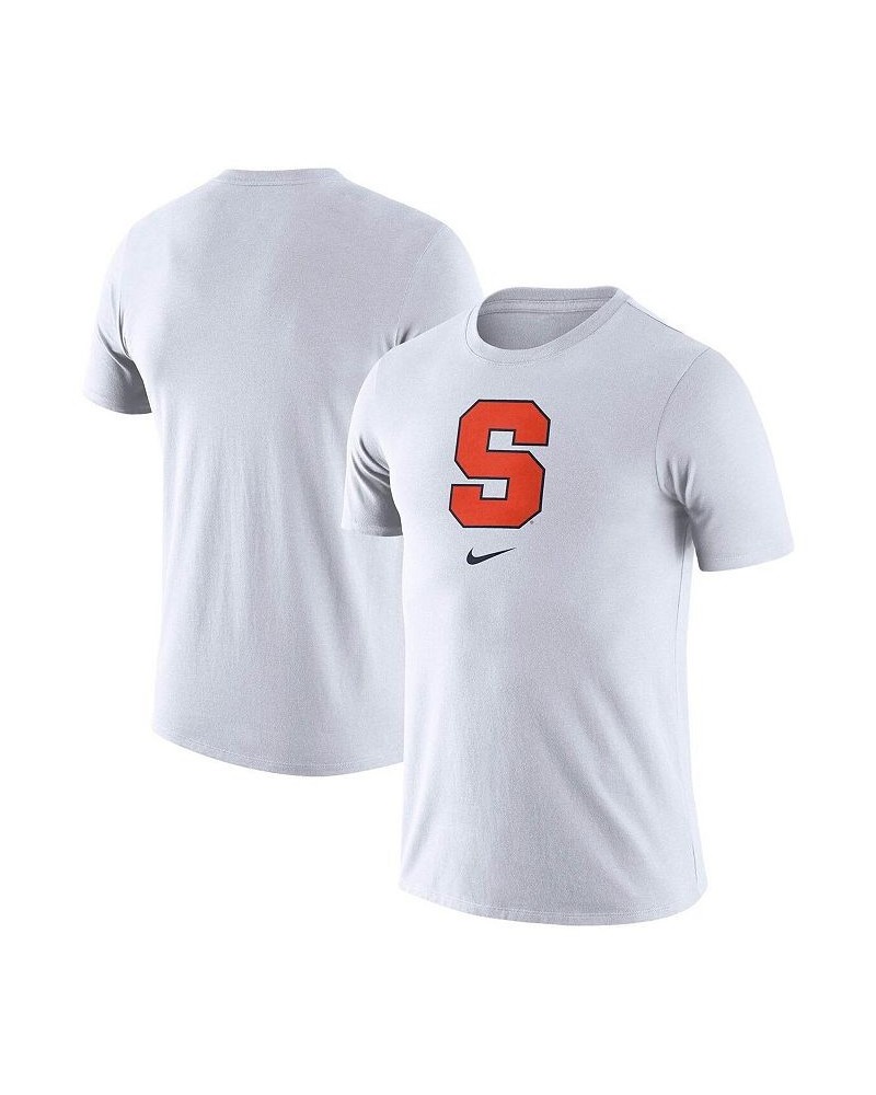 Men's White Syracuse Orange Essential Logo T-shirt $18.80 T-Shirts