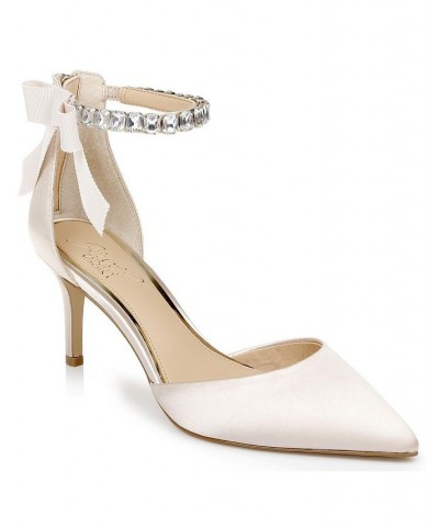 Women's Jaycee Evening Pump Ivory/Cream $59.34 Shoes