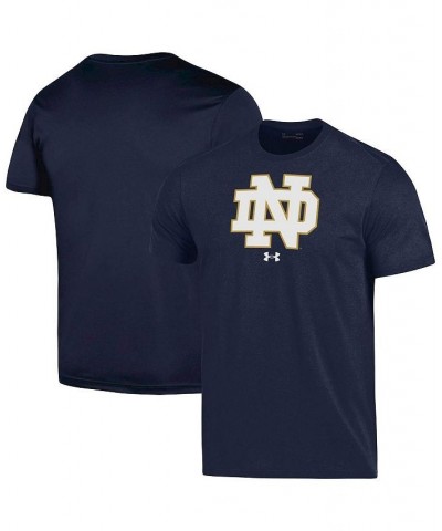 Men's Navy Notre Dame Fighting Irish School Logo Performance Cotton T-shirt $25.19 T-Shirts