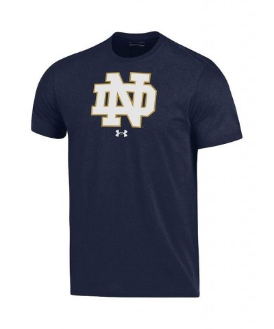 Men's Navy Notre Dame Fighting Irish School Logo Performance Cotton T-shirt $25.19 T-Shirts