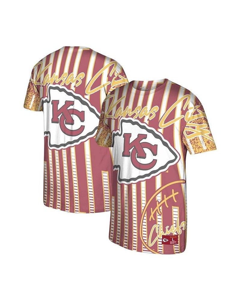 Men's Red Kansas City Chiefs Jumbotron T-shirt $31.85 T-Shirts