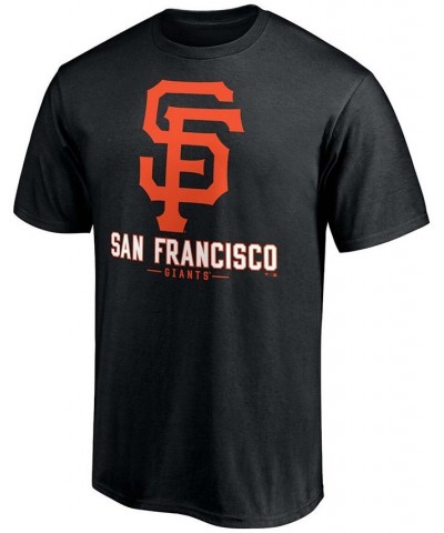 Men's Big and Tall Black San Francisco Giants Primary Wordmark T-shirt $21.92 T-Shirts