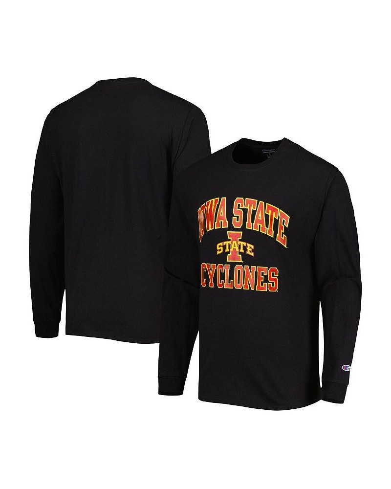 Men's Black Iowa State Cyclones High Motor Long Sleeve T-shirt $23.51 T-Shirts