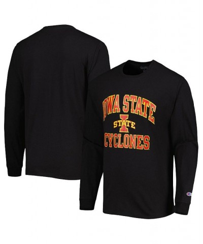 Men's Black Iowa State Cyclones High Motor Long Sleeve T-shirt $23.51 T-Shirts