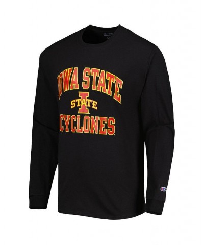 Men's Black Iowa State Cyclones High Motor Long Sleeve T-shirt $23.51 T-Shirts