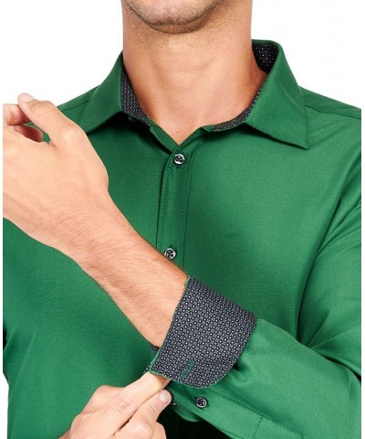 Men's Regular Fit Performance Solid Wrinkle Free Dress Shirt PD12 $13.92 Dress Shirts