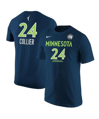 Men's Napheesa Collier Navy Minnesota Lynx Explorer Edition Name Number T-shirt $22.05 T-Shirts