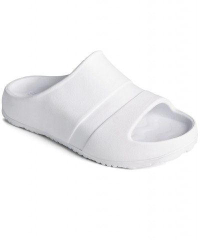 Women's Float Slide Rubber Sandals White $19.72 Shoes