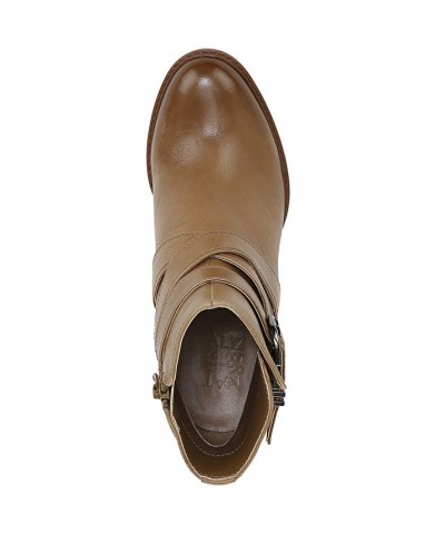 Lyra Lug Sole Booties Brown $40.39 Shoes