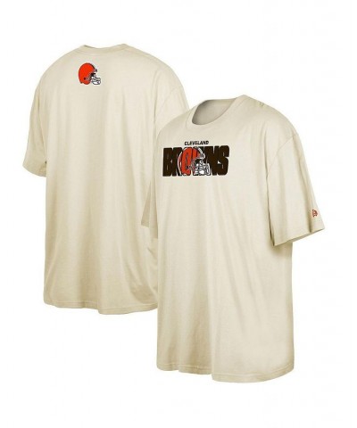 Men's Cream Cleveland Browns 2023 NFL Draft Big and Tall T-shirt $30.24 T-Shirts