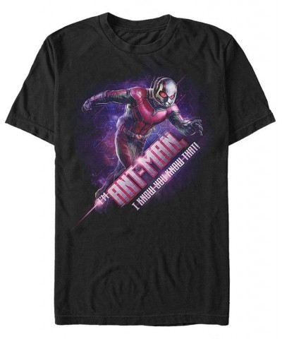 Marvel Men's Avengers Endgame I Am Ant-man Geometric Galaxy, Short Sleeve T-shirt Black $15.05 T-Shirts