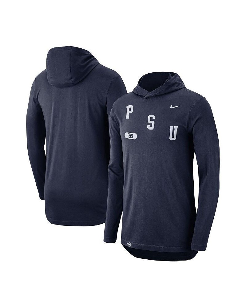 Men's Navy Penn State Nittany Lions Team Performance Long Sleeve Hoodie T-shirt $30.38 T-Shirts