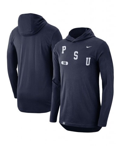 Men's Navy Penn State Nittany Lions Team Performance Long Sleeve Hoodie T-shirt $30.38 T-Shirts