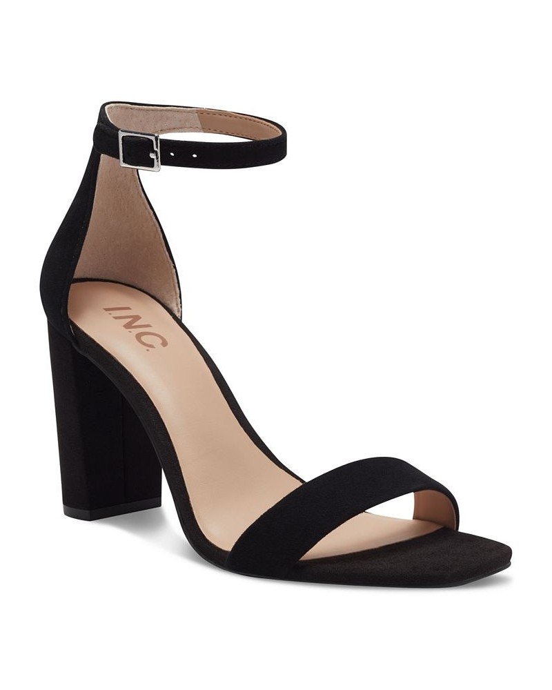 Women's Lexini Two-Piece Sandals Black $45.65 Shoes