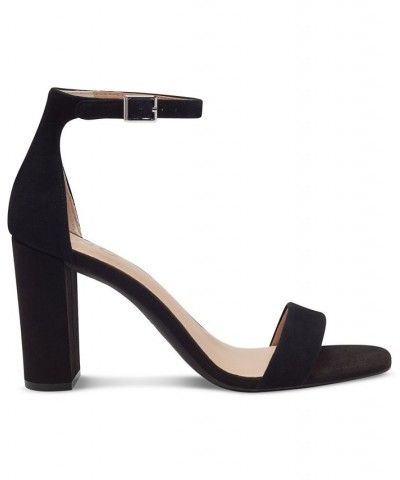 Women's Lexini Two-Piece Sandals Black $45.65 Shoes