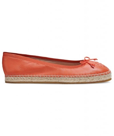 Women's Clubhouse Espadrille Flats Orange $56.68 Shoes