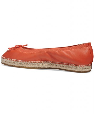 Women's Clubhouse Espadrille Flats Orange $56.68 Shoes