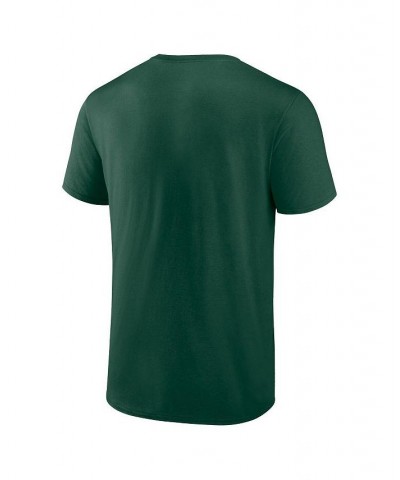 Men's Branded Green Miami Hurricanes Modern Stack T-shirt $13.44 T-Shirts