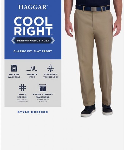 Cool Right Performance Flex Classic Fit Flat Front Pant String $24.75 Pants