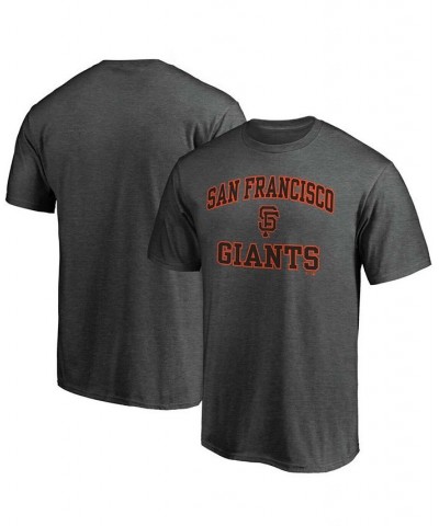 Men's Charcoal San Francisco Giants Heart Soul T-shirt $16.40 T-Shirts