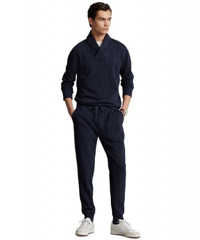 Men's Luxury Jersey Jogger Pants Blue $71.10 Pants