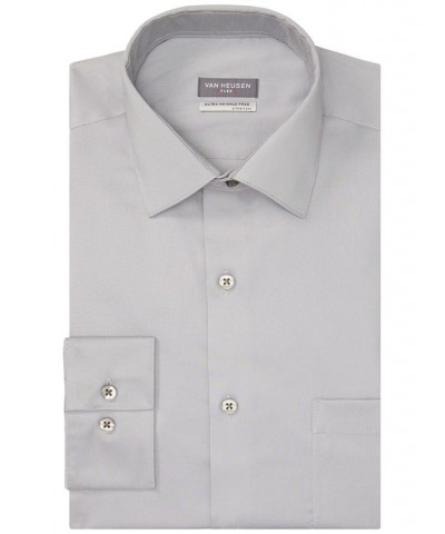 Men's Regular-Fit Ultraflex Dress Shirt Gray $17.00 Dress Shirts