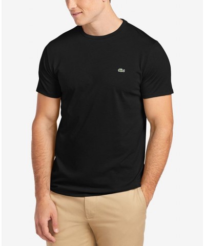 Men's Classic Crew Neck Soft Pima Cotton T-Shirt Black $33.60 T-Shirts