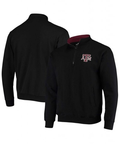 Men's Black Texas A M Aggies Tortugas Logo Quarter-Zip Jacket $25.80 Sweatshirt