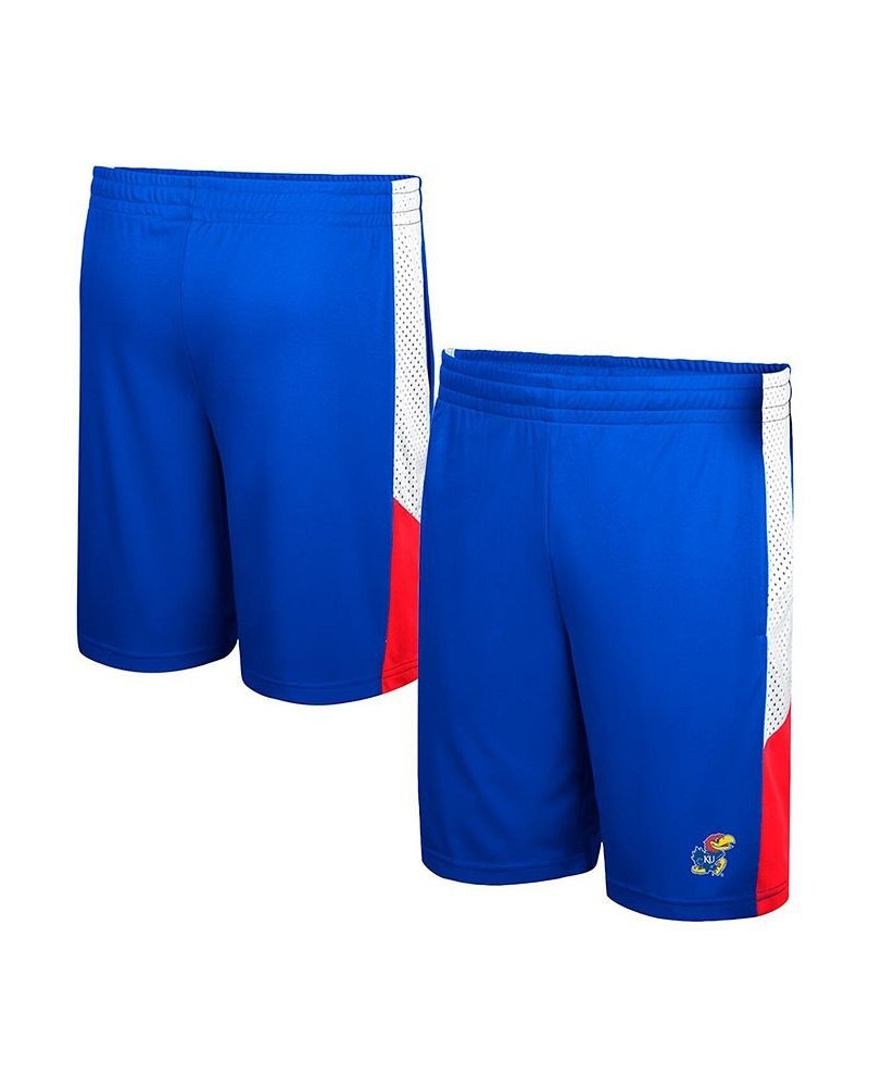 Men's Royal Kansas Jayhawks Very Thorough Shorts $18.48 Shorts