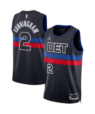 Men's Brand Cade Cunningham Black Detroit Pistons 2022/23 Statement Edition Swingman Jersey $57.20 Jersey