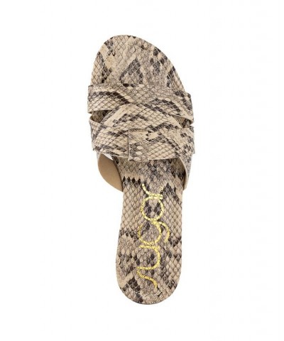 Women's Praise Flat Sandals Multi $23.00 Shoes