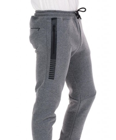 Men's Modern Side Zip Jogger Pants Silver $38.75 Pants