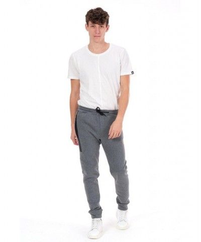 Men's Modern Side Zip Jogger Pants Silver $38.75 Pants