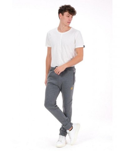 Men's Modern Side Zip Jogger Pants Silver $38.75 Pants