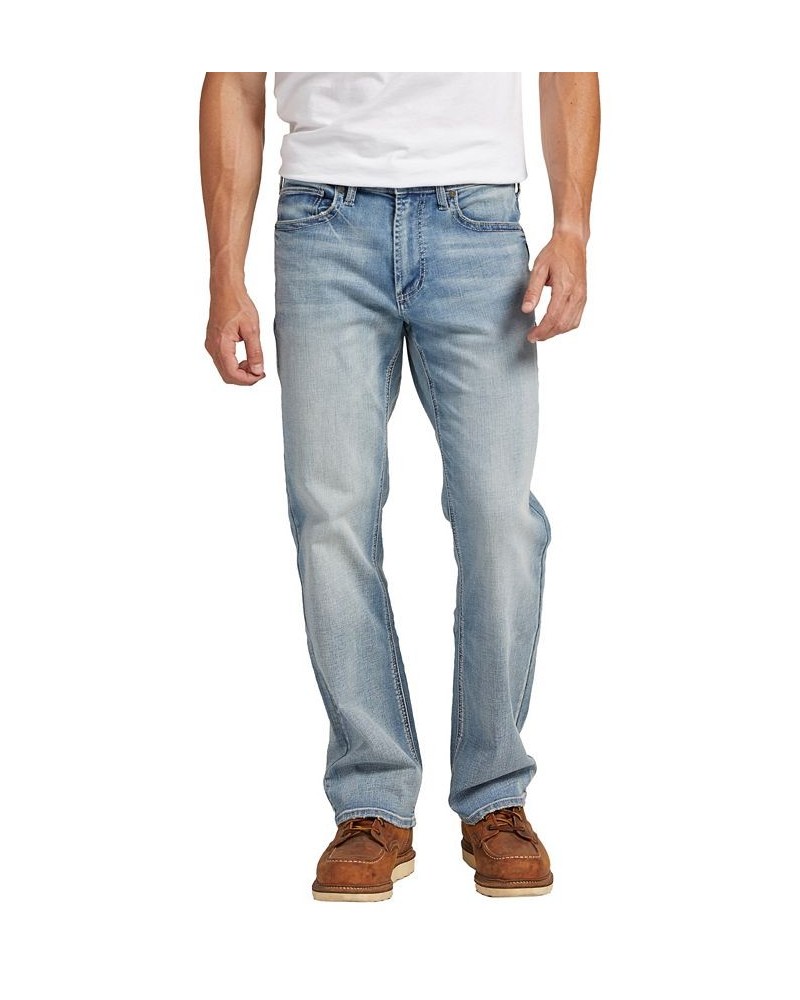 Men's Zac Relaxed Fit Straight Leg Jeans Blue $35.64 Jeans