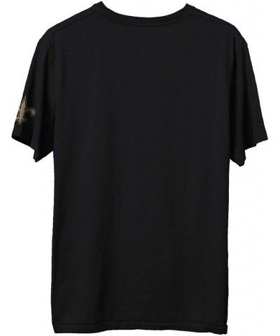 Men's Black New Orleans Saints Marvel T-shirt $19.35 T-Shirts